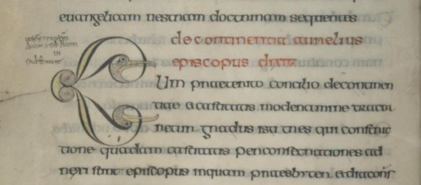 (Cologne, Erzbischöfliche Diözesan – und Dombibliothek, MS 213 (Collectio canonum Sanblasiana), fol. 36v)