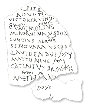 Temple of Sulis curse tablet